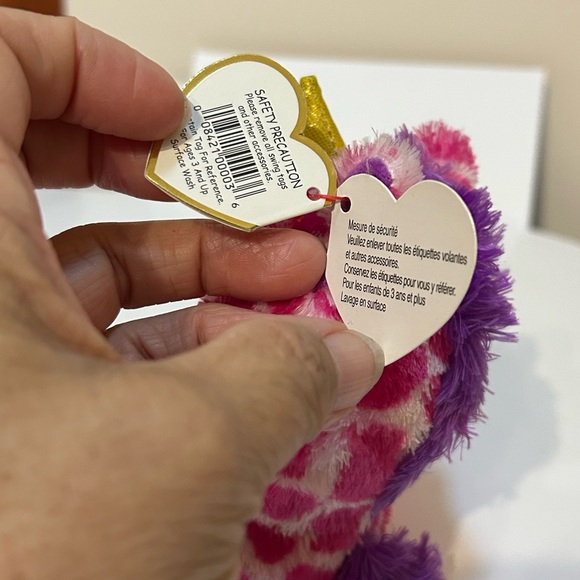 TY Peek-A- Boos - Uni the Unicorn Phone Holder (Glitter Eyes) - Picture 10 of 11